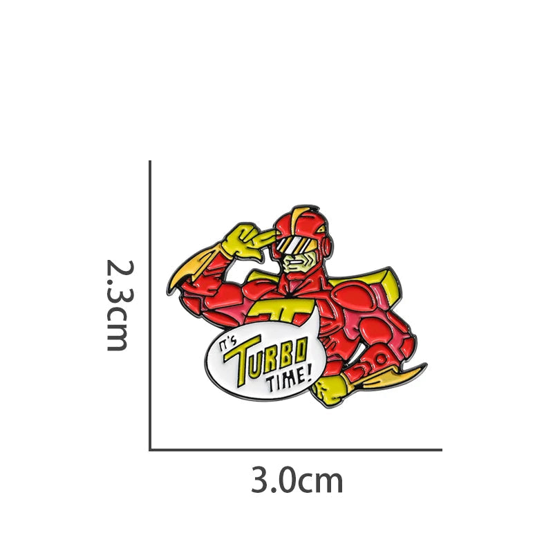 Charming Cute Cartoon Metal Pin Soft Enamel Pin Badge Set3