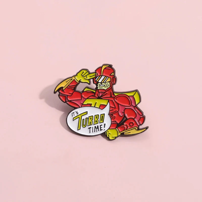 Cute Cartoon Metal Pin Badge by Topboring