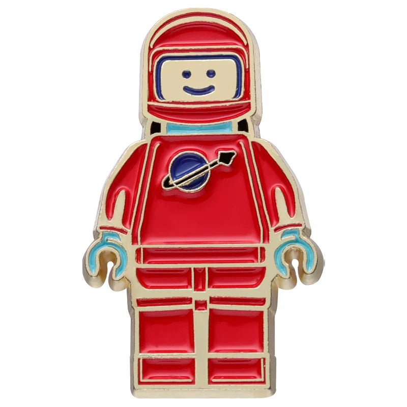 Cute Retro Cartoon Metal Pin Soft Enamel Pin Badge Edition2