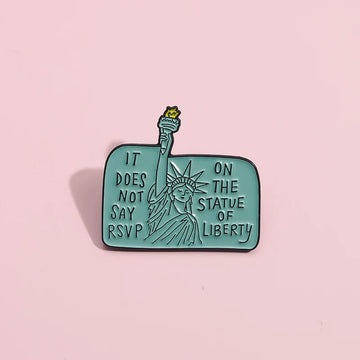 Stylish Metal Pin Badge by Topboring