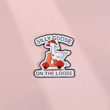 Quirky Metal Pin Badge by Topboring