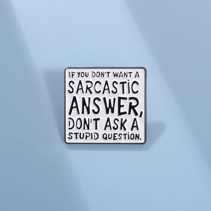 Elegant Metal Pin Badge by Topboring