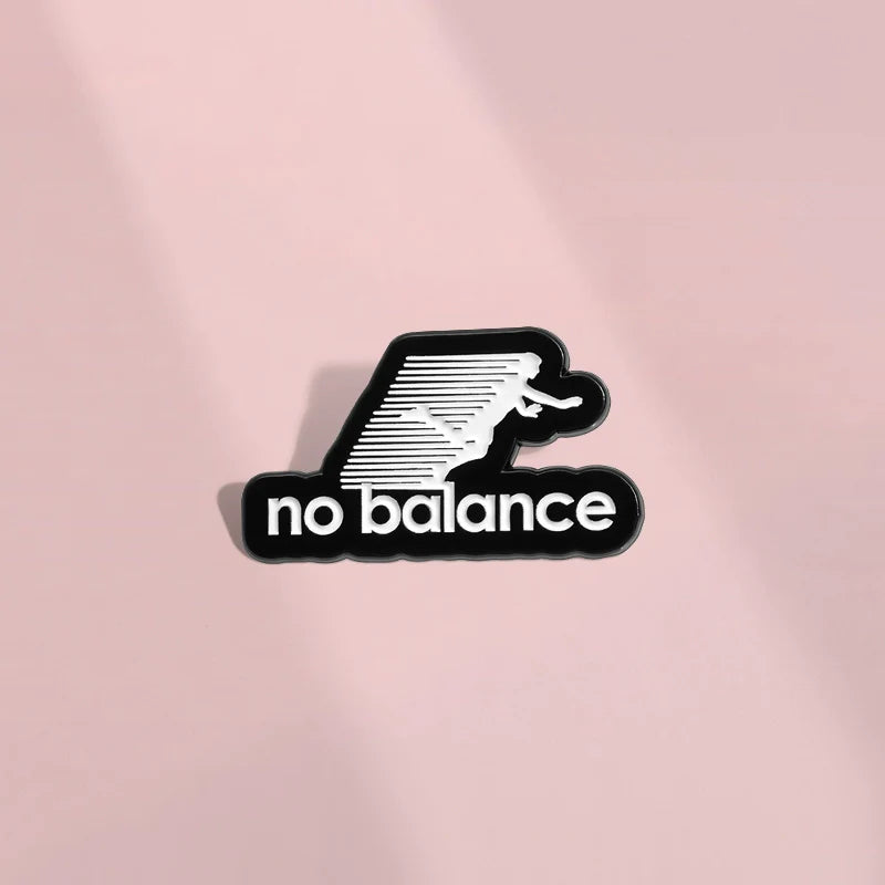 Playful Metal Pin Badge by Topboring