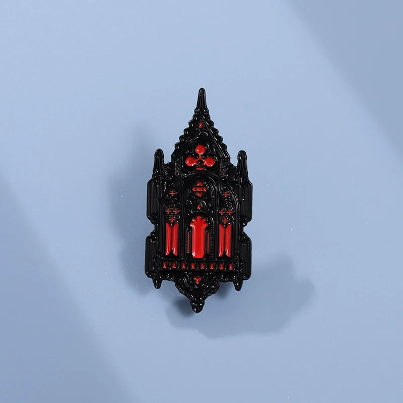 Whimsical Metal Pin Badge by Topboring