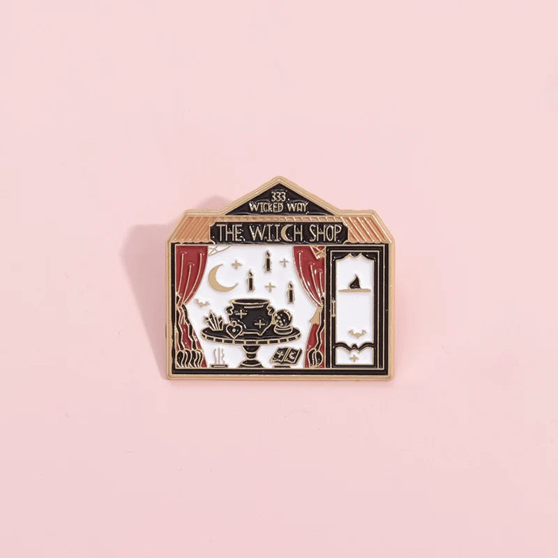 Charming Moon Pin Badge by Topboring