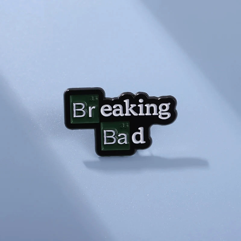 Cute Green Cartoon Metal Pin Badge by Topboring