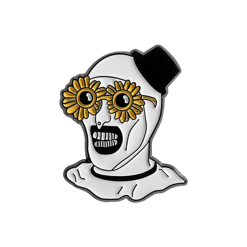 Funny Cartoon Metal Pin Badge by Topboring
