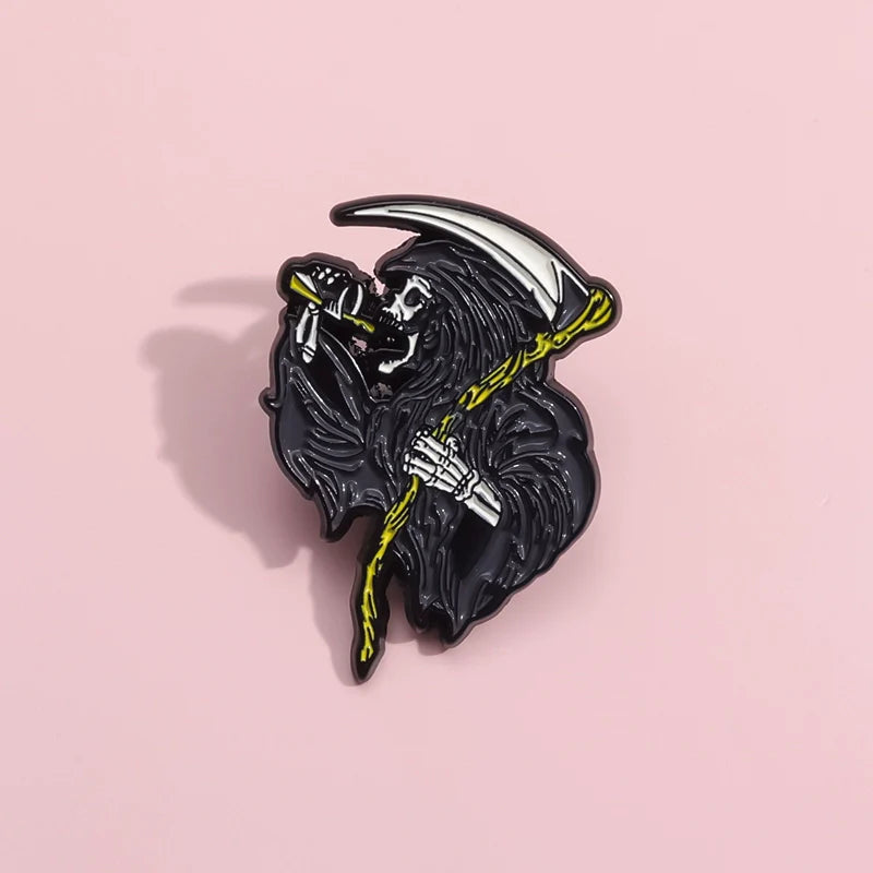 Elegant Metal Pin Badge by Topboring