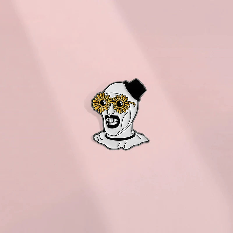 Funny Cartoon Metal Pin Badge by Topboring