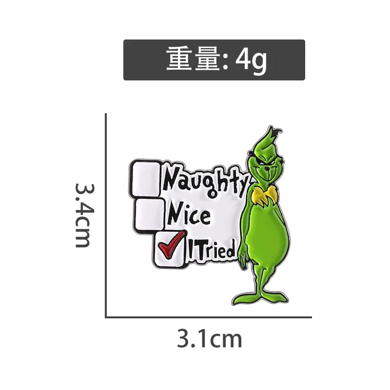 Aesthetic Cute Cartoon Metal Pin Hard Enamel Pin Badge Alt3