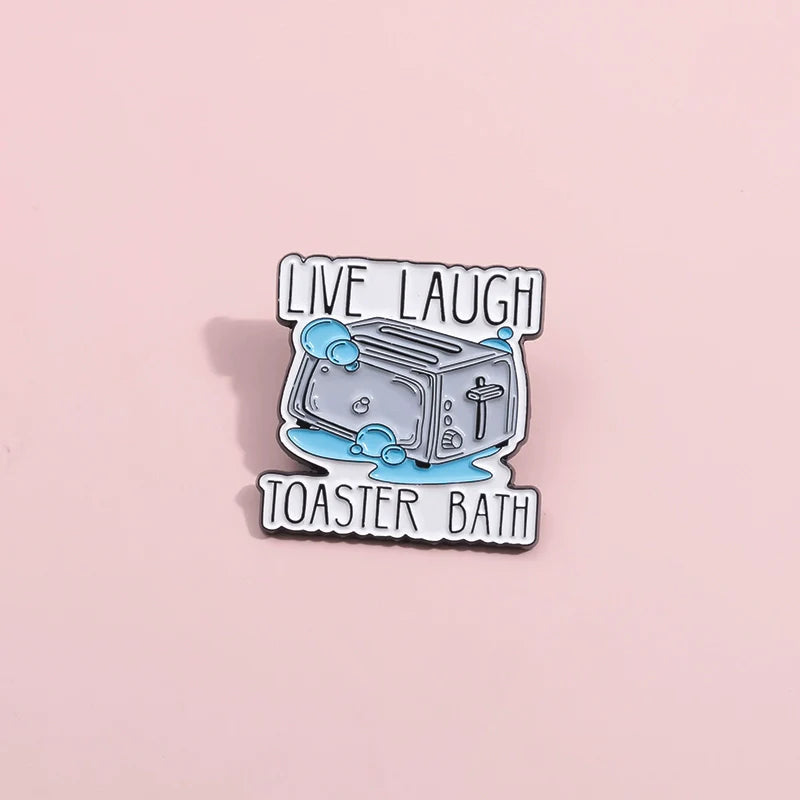 Cute Metal Pin Badge by Topboring