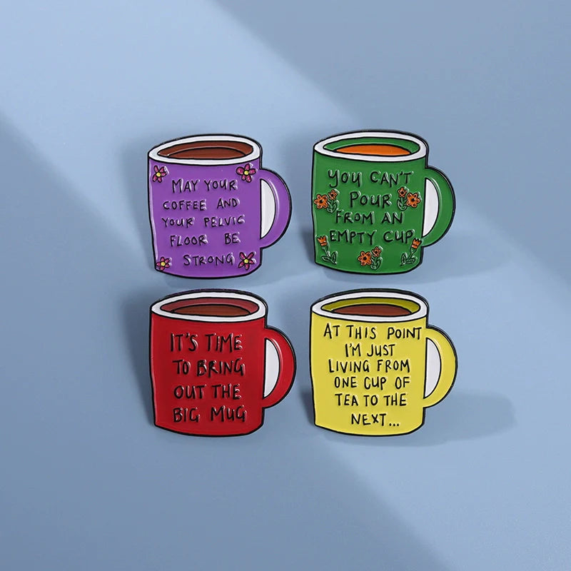 Elegant Metal Pin Badge by Topboring