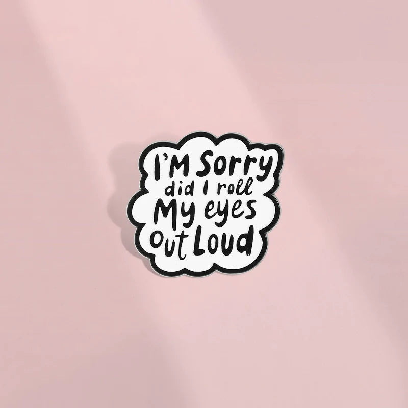Funny Pin Badge by Topboring