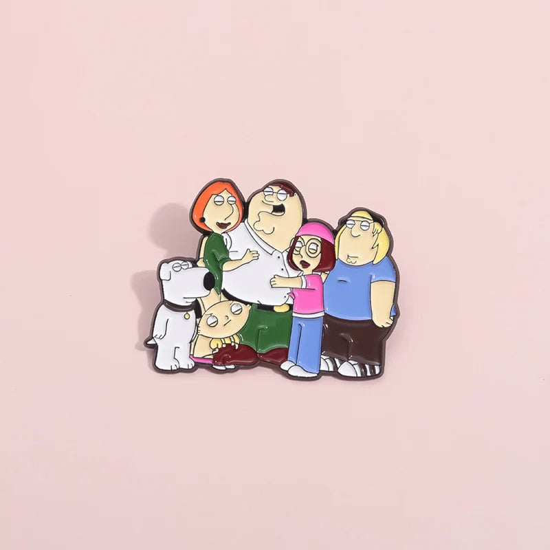 Stylish Cartoon Metal Pin Badge by Topboring