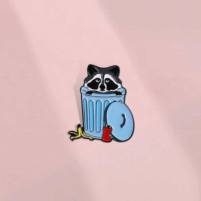 Cute Bear Metal Pin Badge by Topboring