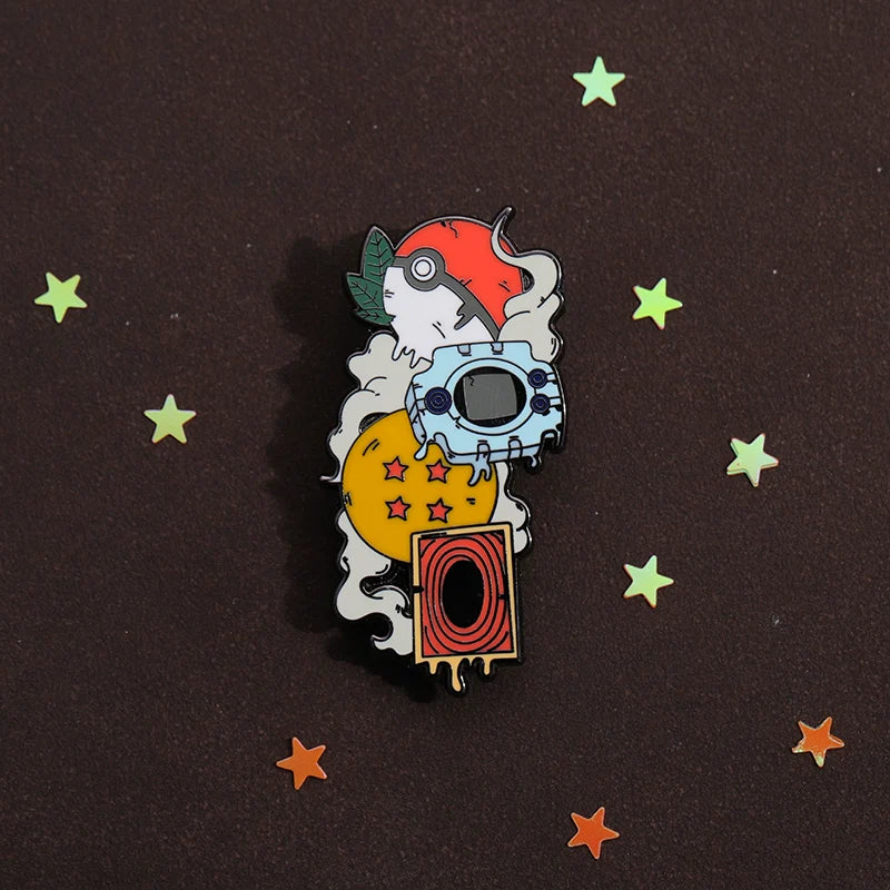 Charming Anime Metal Pin Badge by Topboring