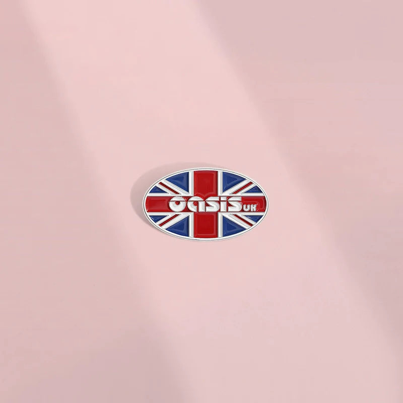 Playful Metal Pin Badge by Topboring