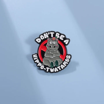 Cute Cartoon Metal Pin Badge by Topboring