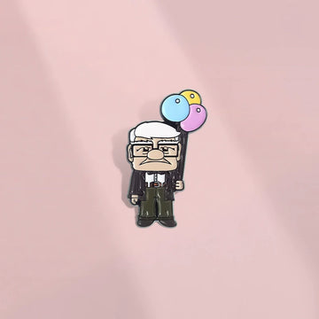 Cute Cartoon Metal Pin Badge by Topboring