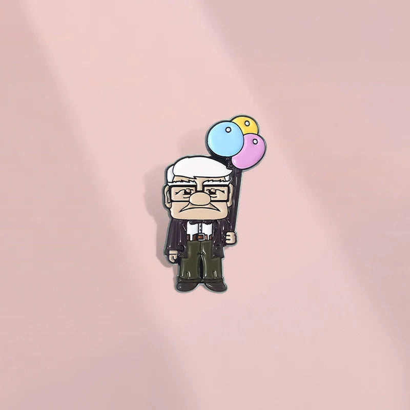 Cute Cartoon Metal Pin Badge by Topboring