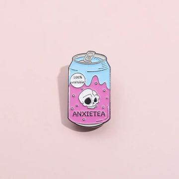 Mini Skull Cartoon Metal Pin Badge by Topboring