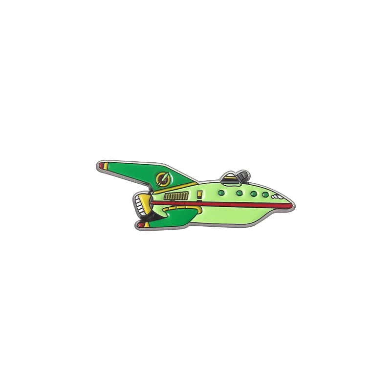 Retro Playful Cartoon Metal Pin Hard Enamel Pin Badge