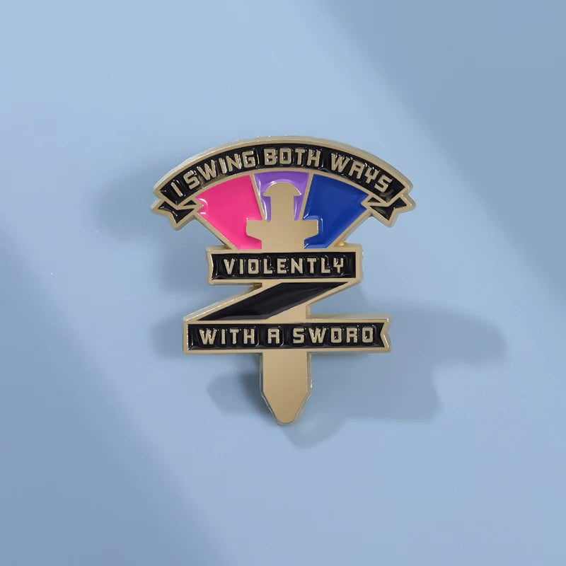 Charming Metal Pin Badge by Topboring