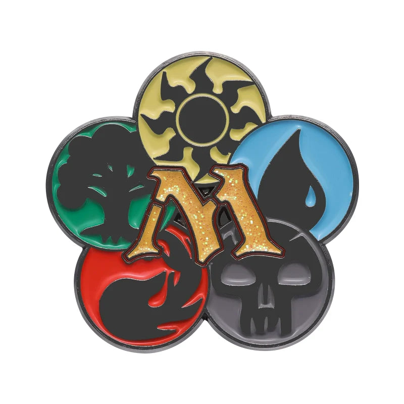 Cool Bold Cartoon Metal Pin Soft Enamel Pin Badge