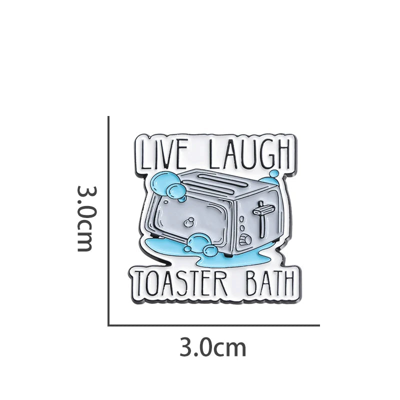 Cute Metal Pin Badge by Topboring