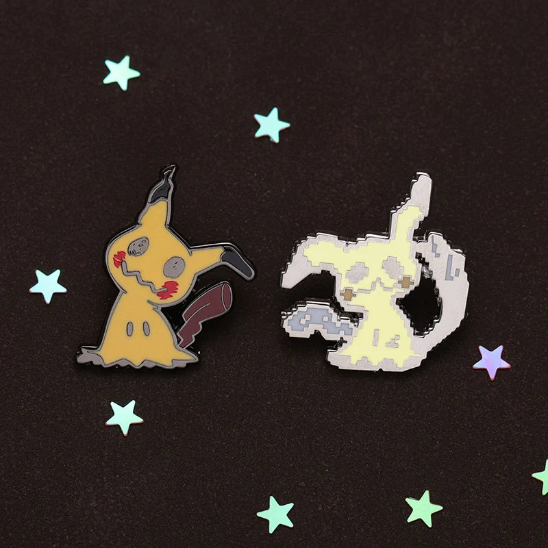 Cute Cartoon Metal Pin Badge by Topboring