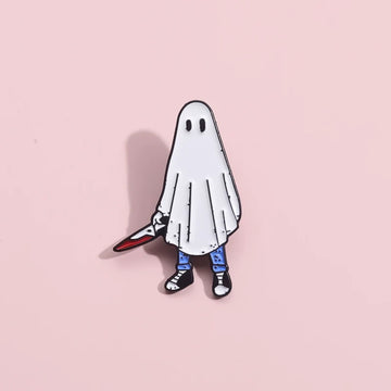 Cute Cartoon Metal Pin Badge by Topboring