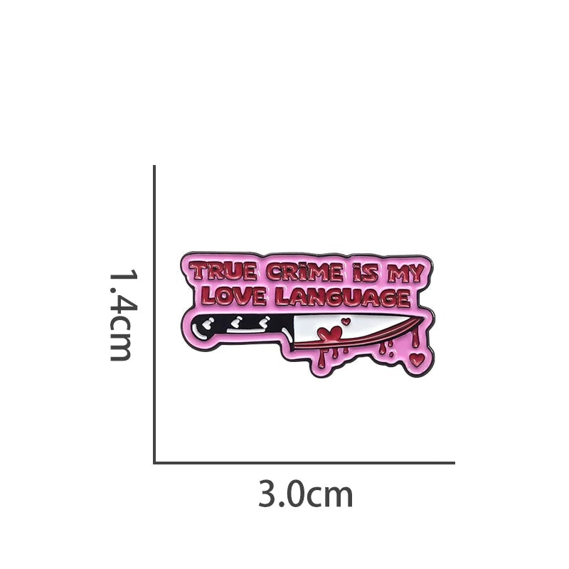 Whimsical Metal Pin Badge by Topboring