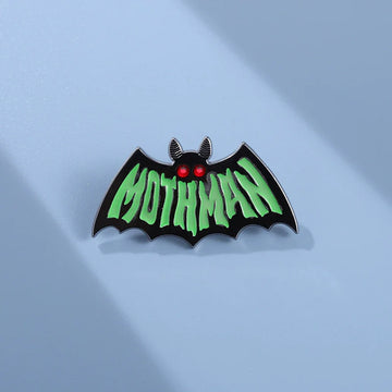 Charming Black Cartoon Metal Pin Badge by Topboring