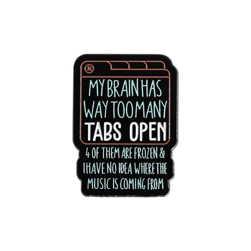 Cool Whimsical Metal Pin Badge Enamel Pin Badge