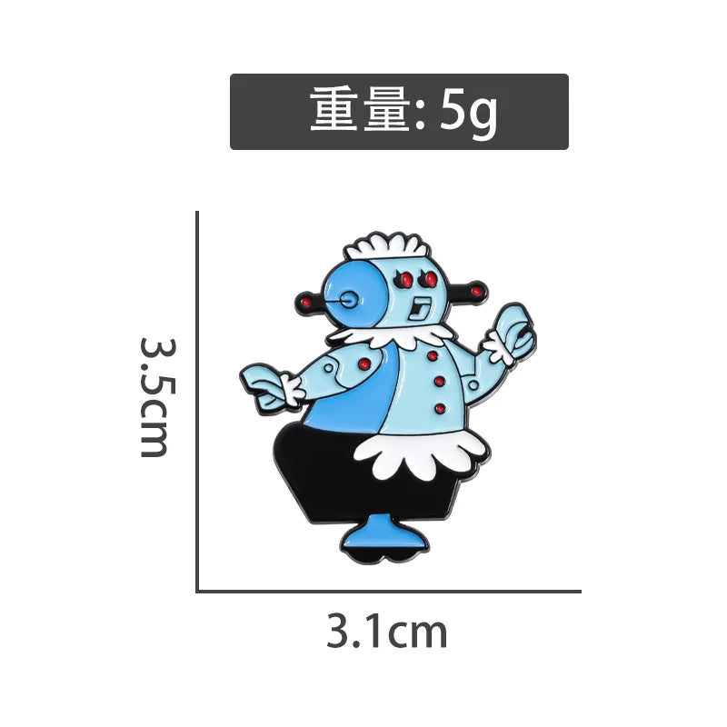 Charming Cute Cartoon Metal Pin Hard Enamel Pin Badge Edition3