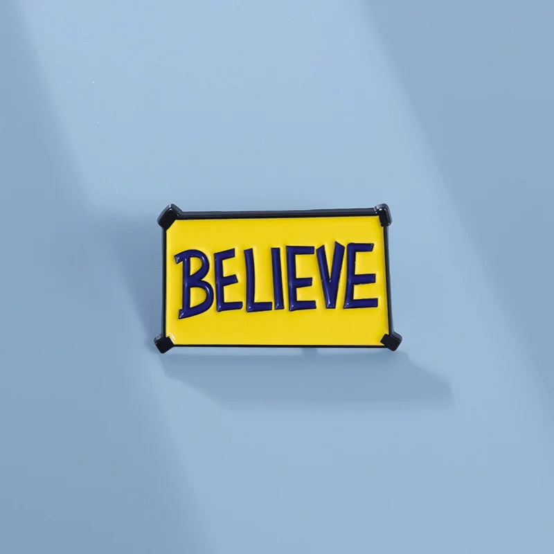 Stylish Metal Pin Badge by Topboring