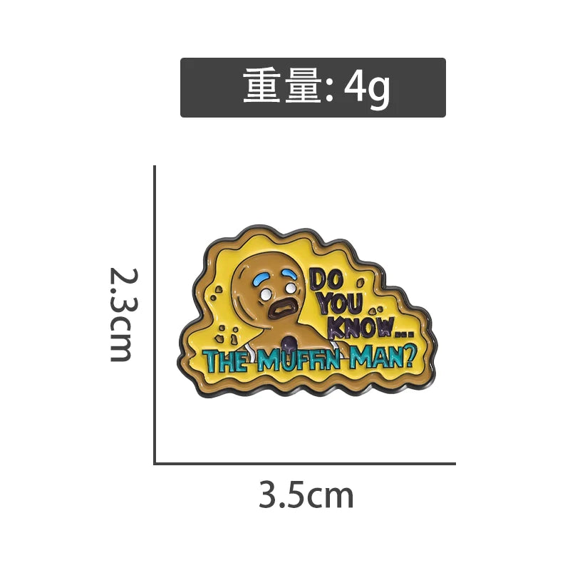 Charming Cute Cartoon Metal Pin Enamel Pin Badge Edition3