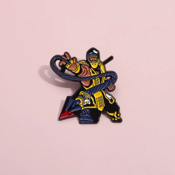 Elegant Metal Pin Badge by Topboring