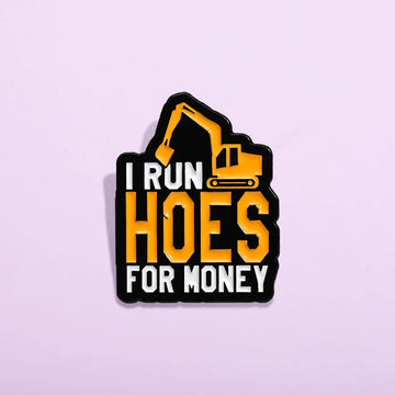 Whimsical Metal Pin Badge by Topboring