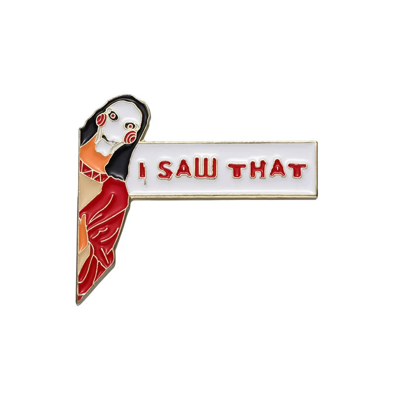 Aesthetic Quirky Cartoon Metal Pin Metal Pin Badge Alt2