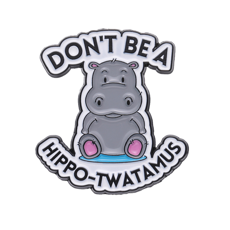 Cute Cartoon Metal Pin Badge by Topboring