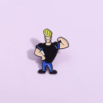 Elegant Cartoon Metal Pin Badge by Topboring