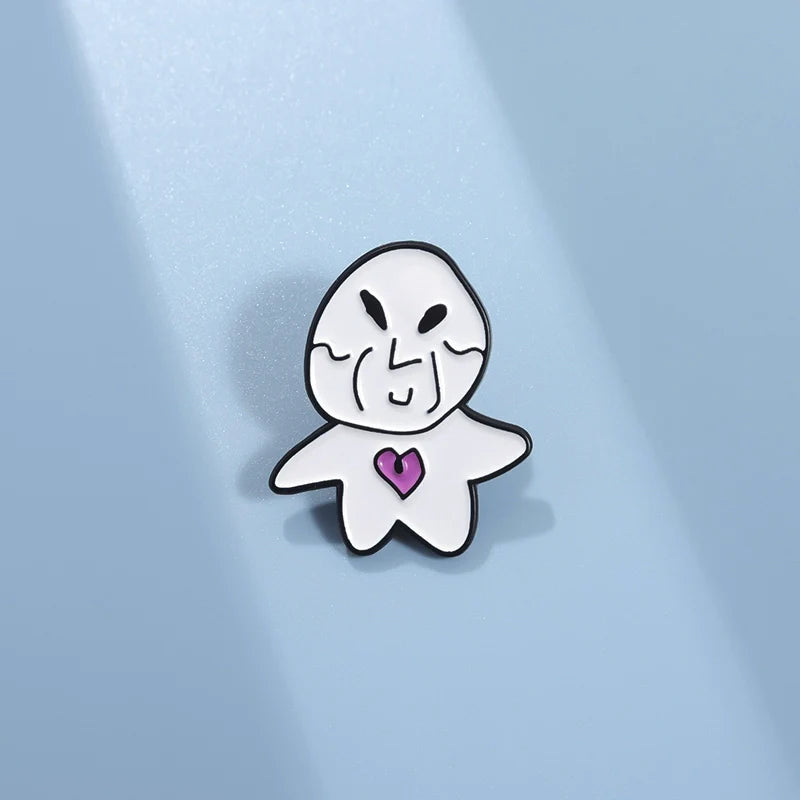 Cute Cartoon Metal Pin Badge by Topboring