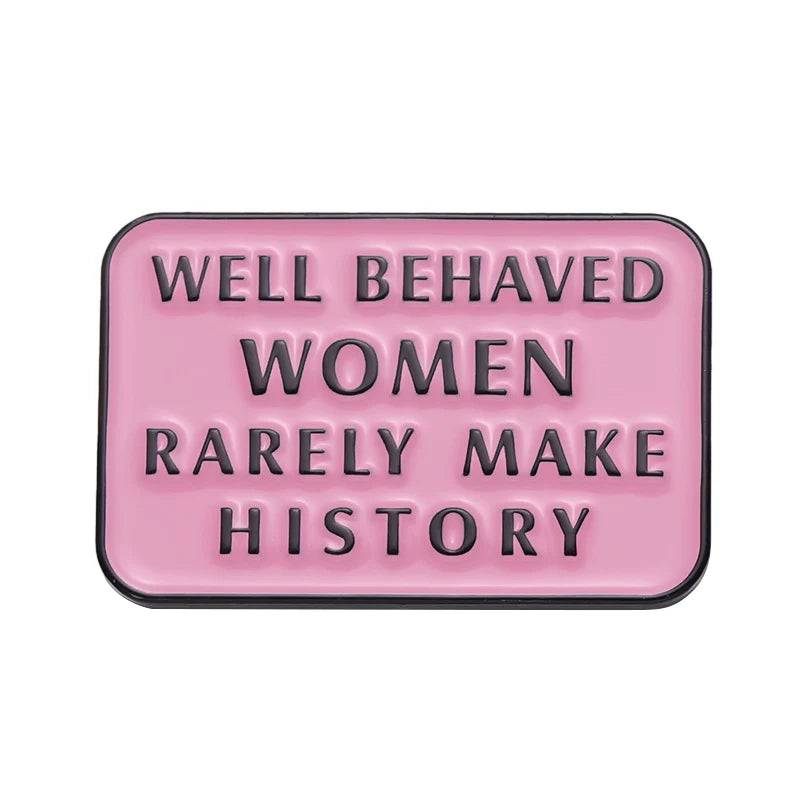 Cool Cute Pink Cartoon Metal Metal Pin Badge