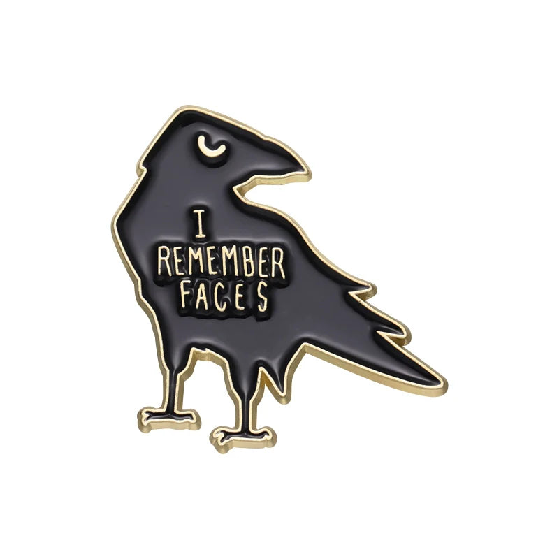 Kawaii Playful Black Metal Pin Hard Enamel Pin Badge