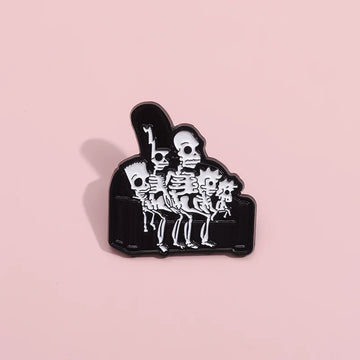 Mini Metal Pin Badge by Topboring