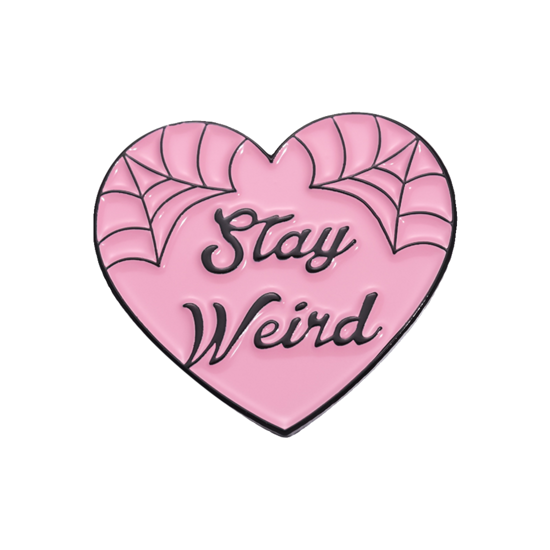 Cute Pink Heart Metal by Topboring