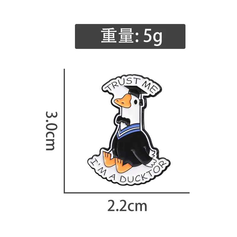 Cute Bold Metal Pin Badge Metal Pin Badge