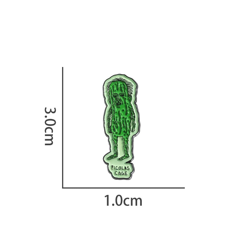 Funny Metal Pin Badge by Topboring