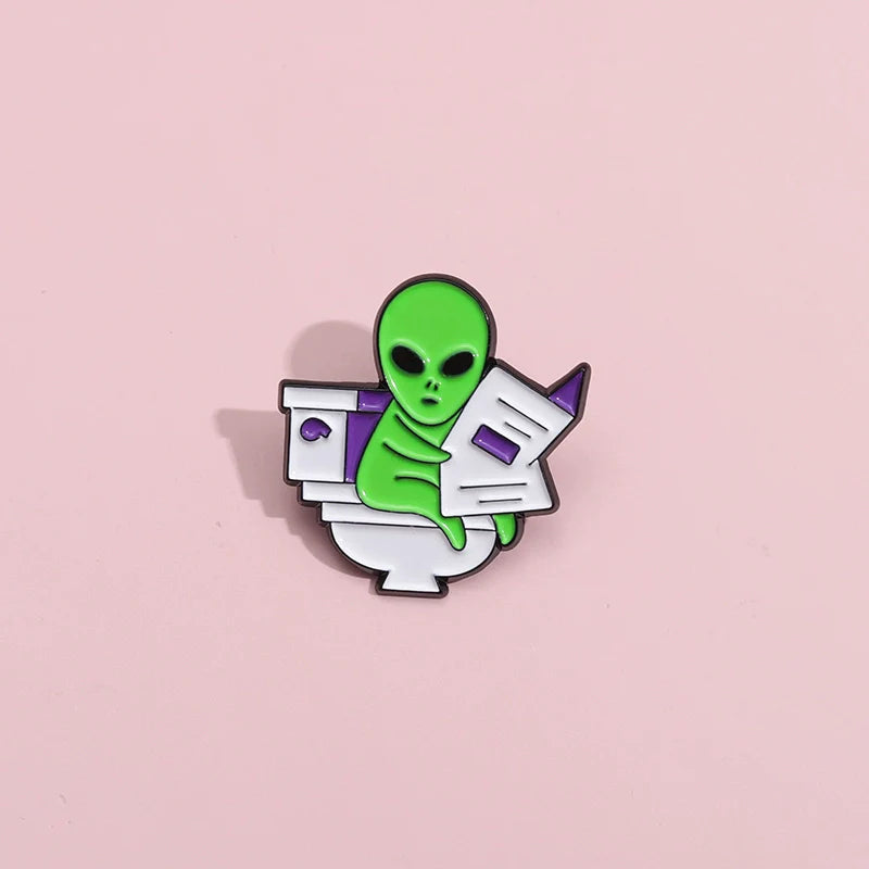 Cool Star Metal Pin Badge by Topboring